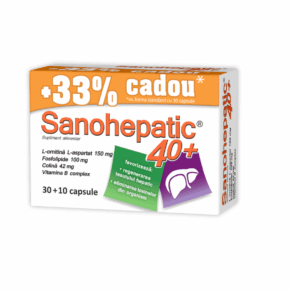 Sanohepatic 40+, 40 capsule, Zdrovit