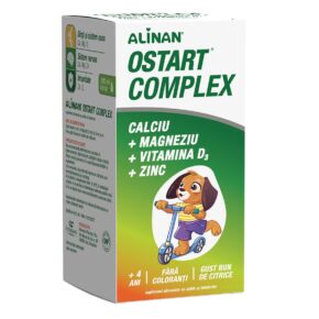 Sirop Alinan Ostart Complex Ca+Mg+Zn+D3, 200ml, Fiterman Pharma