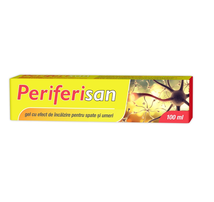 Periferisan gel cu efect de incalzire pentru spate si umeri, 100ml, Zdrovit