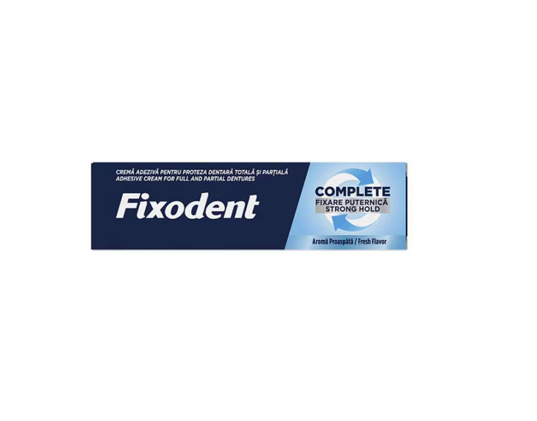 Crema adeziva pentru proteza dentara Complete Fresh, 47g, Fixodent