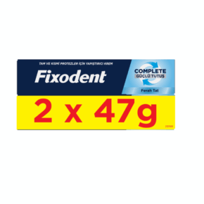 Pachet: 2 x Crema adeziva pentru proteza dentara Complete Fresh, 47g, Fixodent