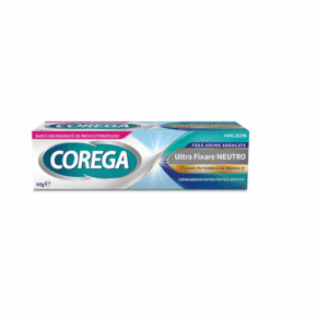 Crema adeziva Neutro pentru proteze dentare totale si partiale, 40 g, Corega