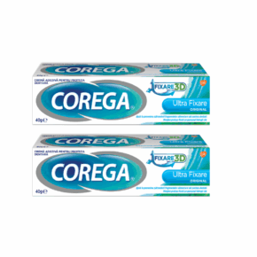 Pachet Crema adeziva pentru proteze Ultra Fixare Original, 2x40g, Corega
