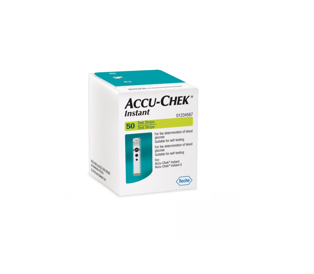 Teste de glicemie Accu-Chek Instant, 50 buc, Roche