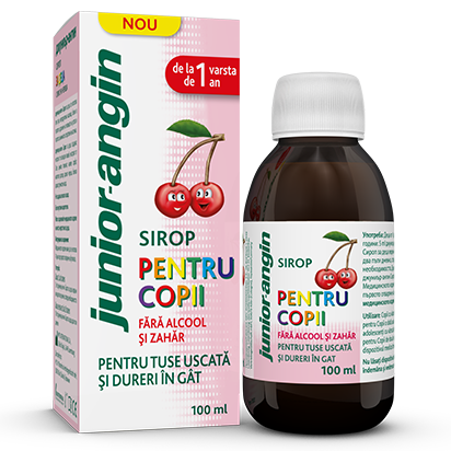 Sirop pentru copii Junior Angin, 100 ml, Klosterfrau