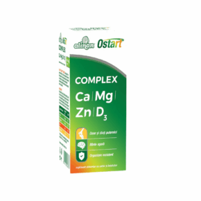 Sirop Alinan Ostart Complex Ca+Mg+Zn+D3, 200ml, Fiterman Pharma
