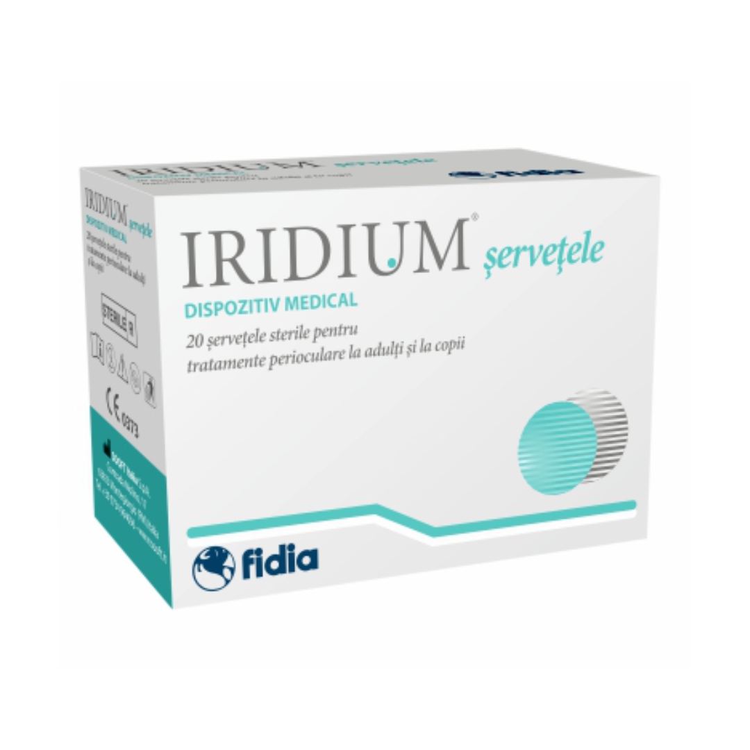 Servetele sterile Iridium, 20 bucati, Fidia