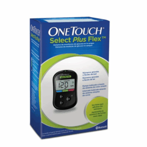 Set OneTouch Select Plus Flex Glucometru, 110 Bandelete si 110 ace(lancete)