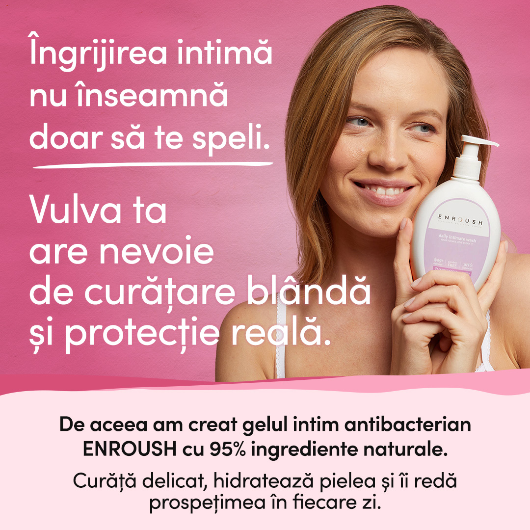 Gel intim antibacterian, 200 ml, Enroush - imagine 2