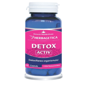 Detox Activ, 60 capsule, Herbagetica
