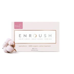 Absorbante bumbac organic zilnice ultra thin 24 bucati, Enroush