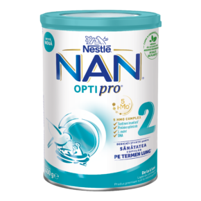 Formula de lapte de continuare Nan 2 Optipro HMO, +6 luni, 400 g, Nestle