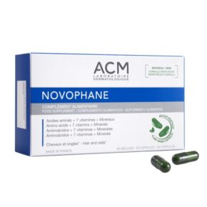 Capsule pentru par si unghii Novophane, 60 capsule, Acm