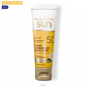 Crema nuantatoare pentru fata SPF50, 50 ml, Gerovital