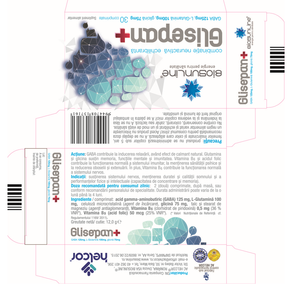 Glisepan+, 30 comprimate, BioSunLine - imagine 2