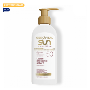 Lapte protectie solara SPF50 Sensitive, 200 ml Gerovital