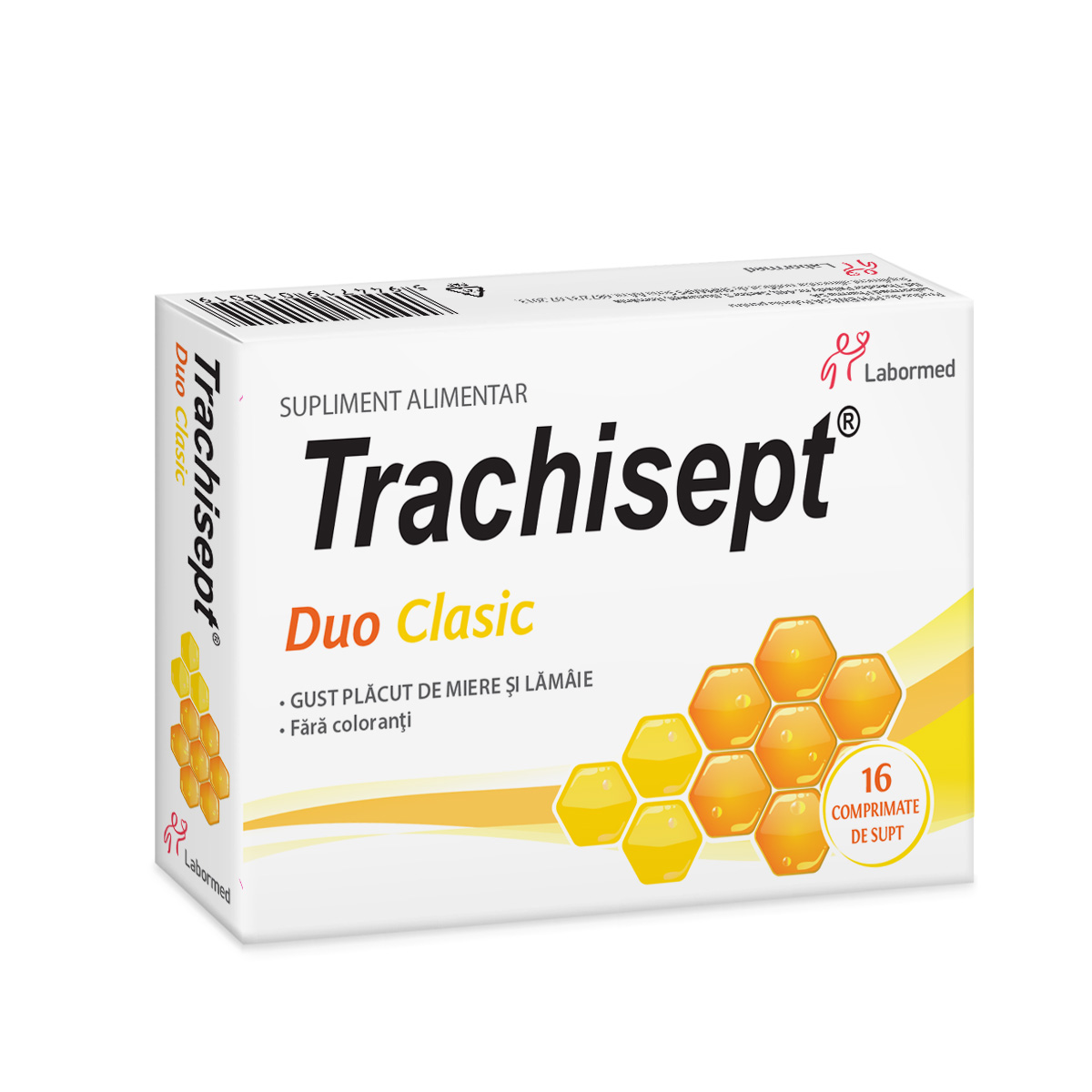 Trachisept Duo Clasic, 16 comprimate, Labormed