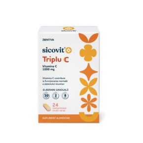 Triplu C Sicovit, 24 comprimate multi-strat, Zentiva