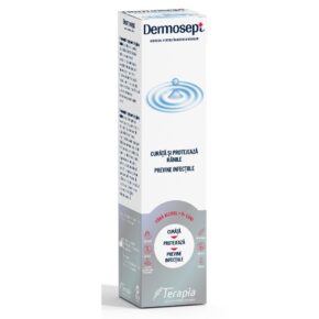 Spray hydrogel pentru ingrijirea ranilor Dermosept, 150 ml, Terapia SA