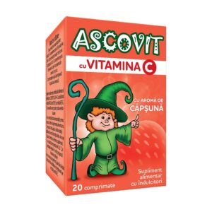 Ascovit cu capsuni, 20 comprimate, Omega Pharma