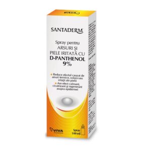 Spray cu D-Panthenol pentru arsuri, Santaderm