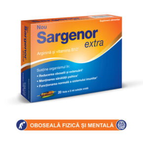 Solutie orala Sargenor Extra, 5 ml x 20 fiole, Meda Pharma