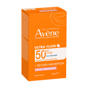 Ultra-Fluid cu protectie solara SPF 50+ Radiance, 50 ml, Avene