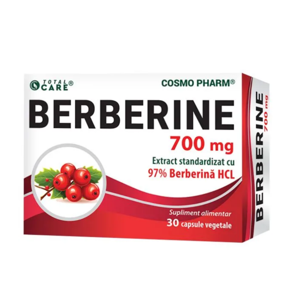 Berberina, 700 mg, 30 capsule, Cosmopharm