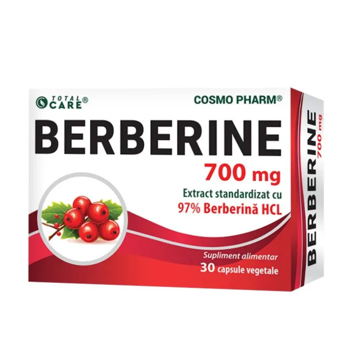 Berberina, 700 mg, 30 capsule, Cosmopharm